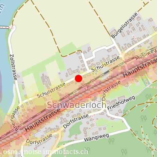 Lärm tagsüber Strasse und Schiene