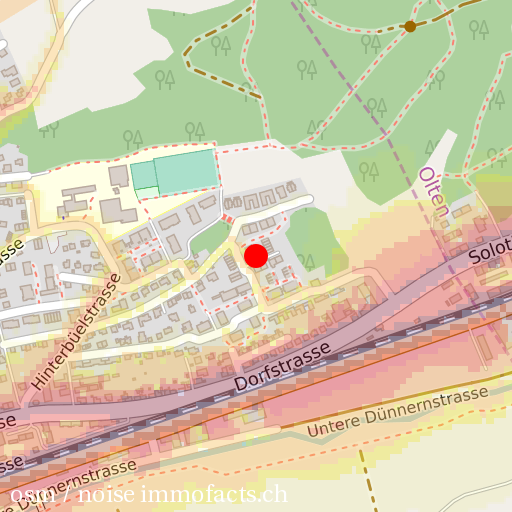 Lärm tagsüber Strasse und Schiene
