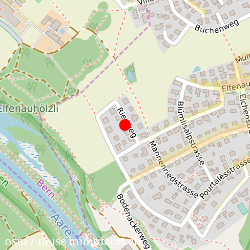 Lärm tagsüber Strasse und Schiene