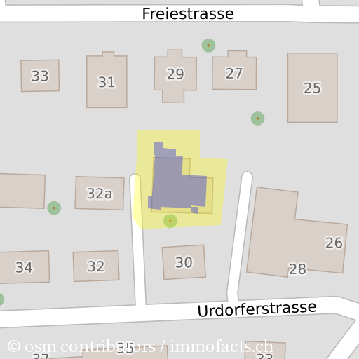Grundstück Karte