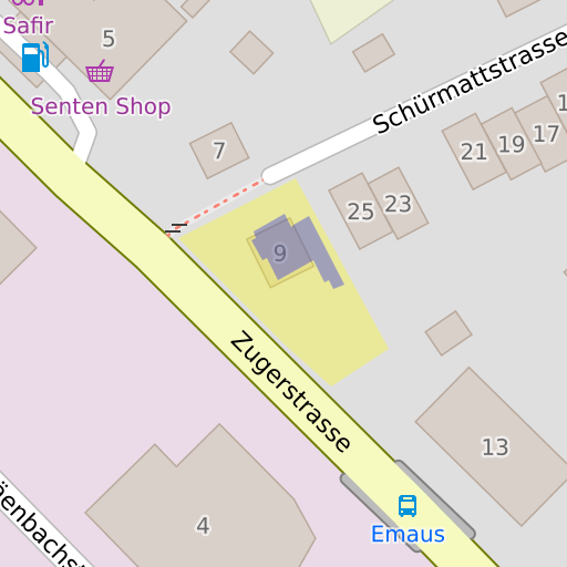 Grundstück Karte